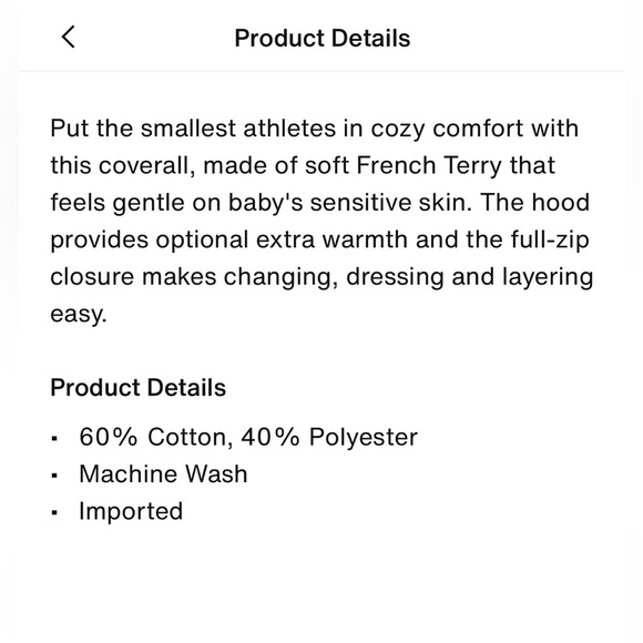 Nike Essentials Baby Hooded Coverall - Picture 11 of 11